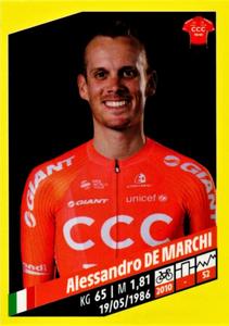 2019 Panini Tour de France #79 Alessandro De Marchi Front
